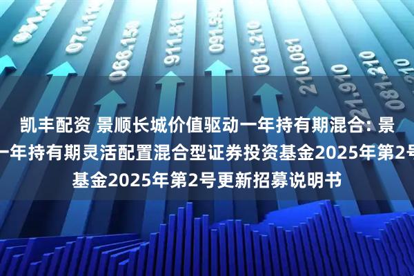 凯丰配资 景顺长城价值驱动一年持有期混合: 景顺长城价值驱动一年持有期灵活配置混合型证券投资基金2025年第2号更新招募说明书