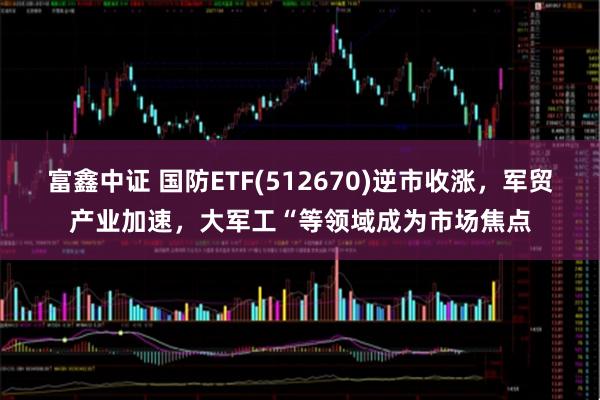 富鑫中证 国防ETF(512670)逆市收涨，军贸产业加速，大军工“等领域成为市场焦点