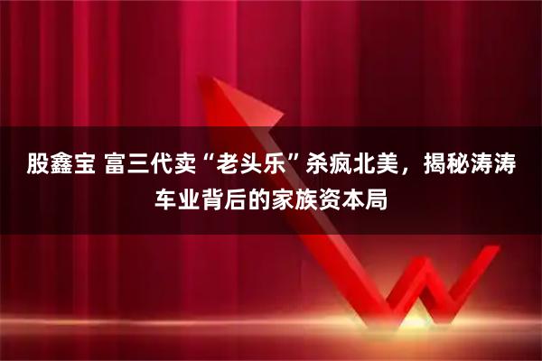 股鑫宝 富三代卖“老头乐”杀疯北美，揭秘涛涛车业背后的家族资本局