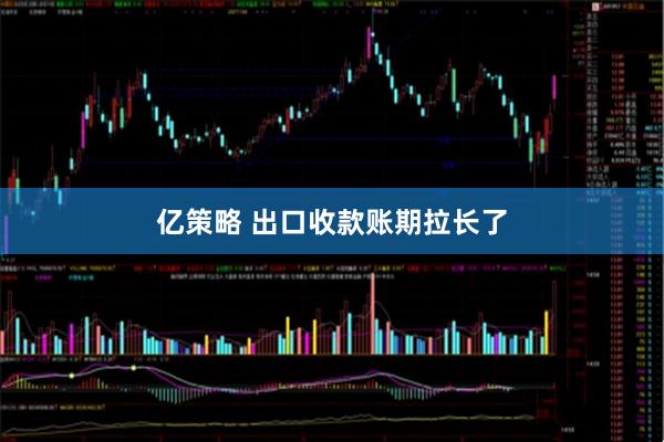 亿策略 出口收款账期拉长了